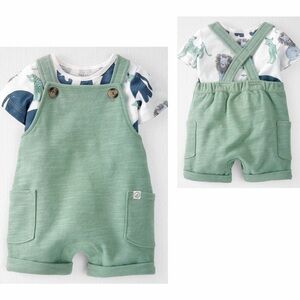 NWOT Carter's Overalls and Safari Tee 6 months